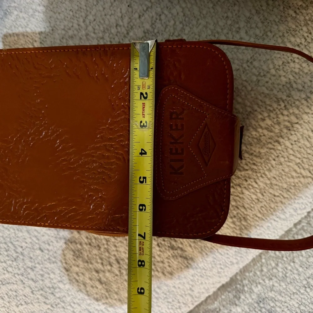 Vintage Kieker‎ Leather Camera Case – Brown Hard Shell Bag